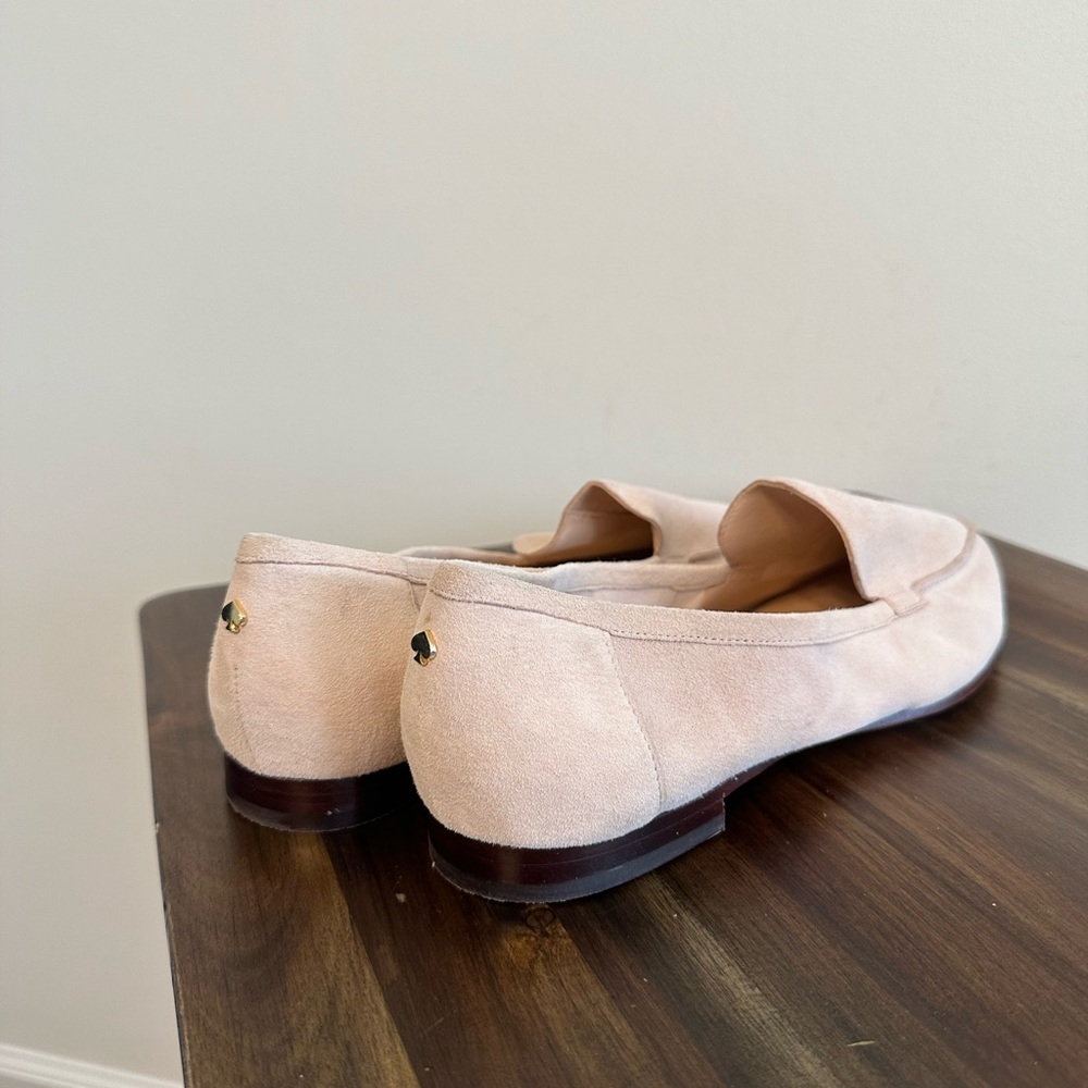 kate spade Blush Pink Suede Loafers - Picture 6 of 10